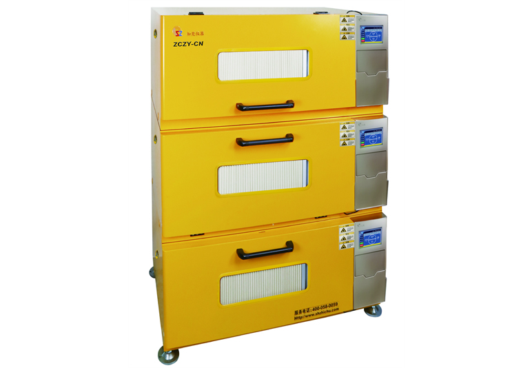 วางซ้อนกันได้ CO2 incubator shaker (ลักษณะอัพเกรดมุมโค้ง)